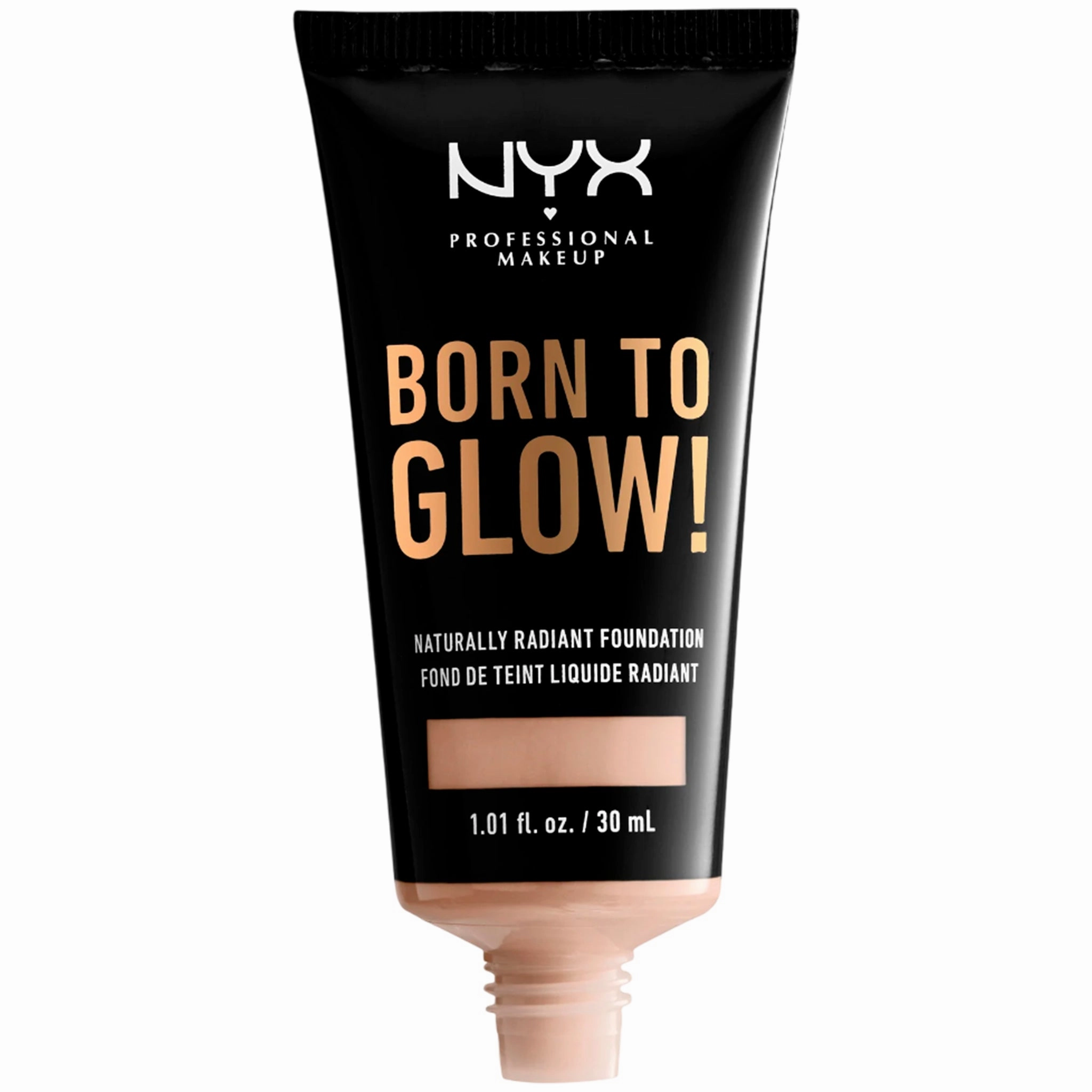 NYX Born To Glow Naturally Radiant Foundation Porcelain - Wholesale 12 Units (K35745)