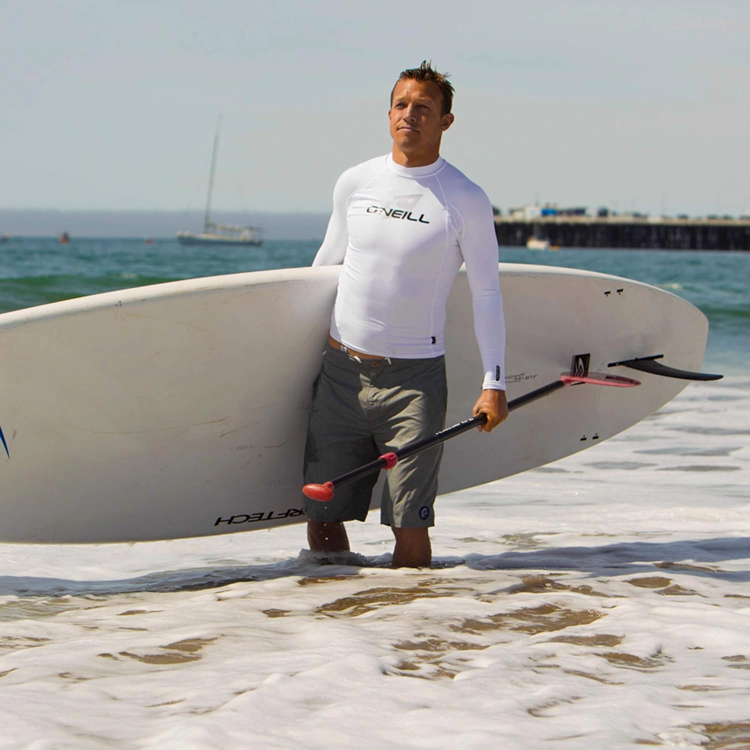 O'Neill Men's Basic Skins UPF 50  Long Sleeve Rash Guard
