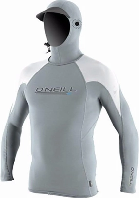 O'Neill Men's Premium Skins O'zone UPF 50  Long Sleeve Sun Shirt With Hood