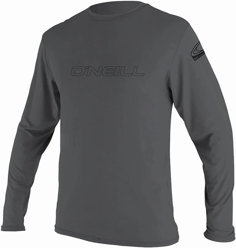 O'Neill Wetsuits Men's O'Neill Basic Skins UPF 50  Long Sleeve Sun Shirt