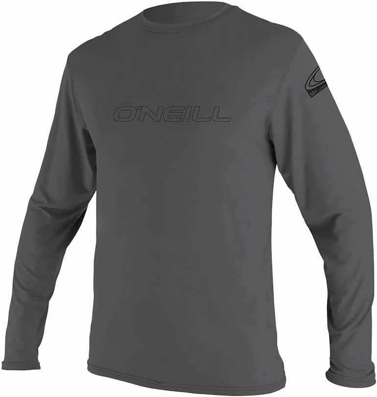 O'Neill Wetsuits Men's O'Neill Basic Skins UPF 50  Long Sleeve Sun Shirt