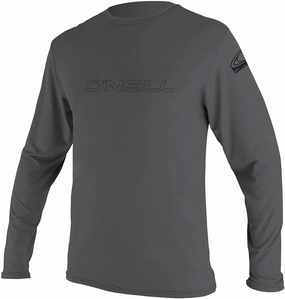 O'Neill Wetsuits Men's O'Neill Basic Skins UPF 50  Long Sleeve Sun Shirt