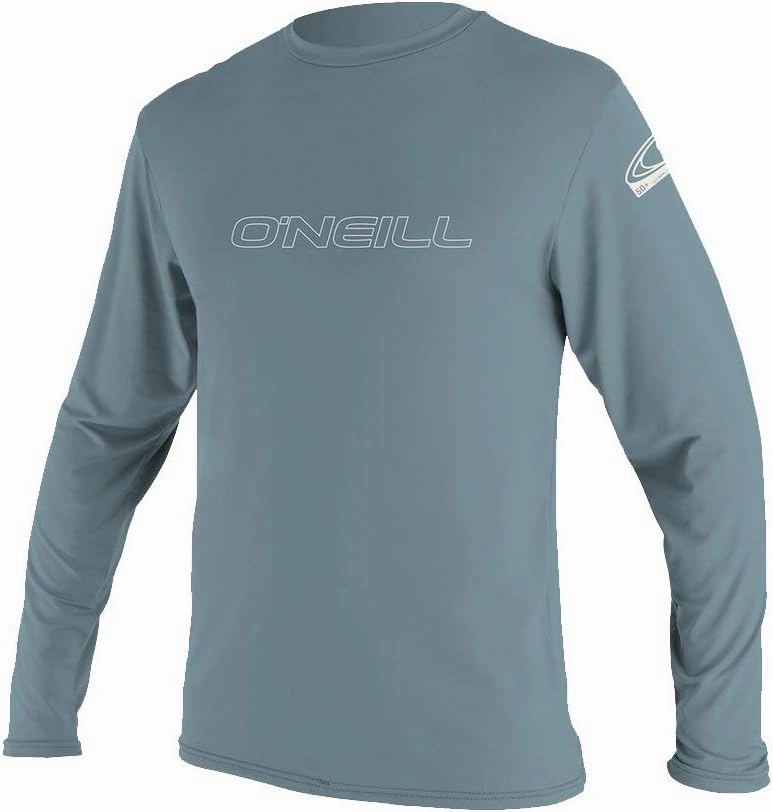 O'Neill Wetsuits Men's O'Neill Basic Skins UPF 50  Long Sleeve Sun Shirt