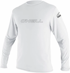 O'Neill Wetsuits Men's O'Neill Basic Skins UPF 50  Long Sleeve Sun Shirt