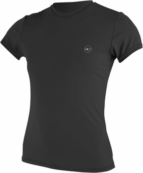 O'Neill Women's Basic Skins Upf 30   Short Sleeve Sun Shirt