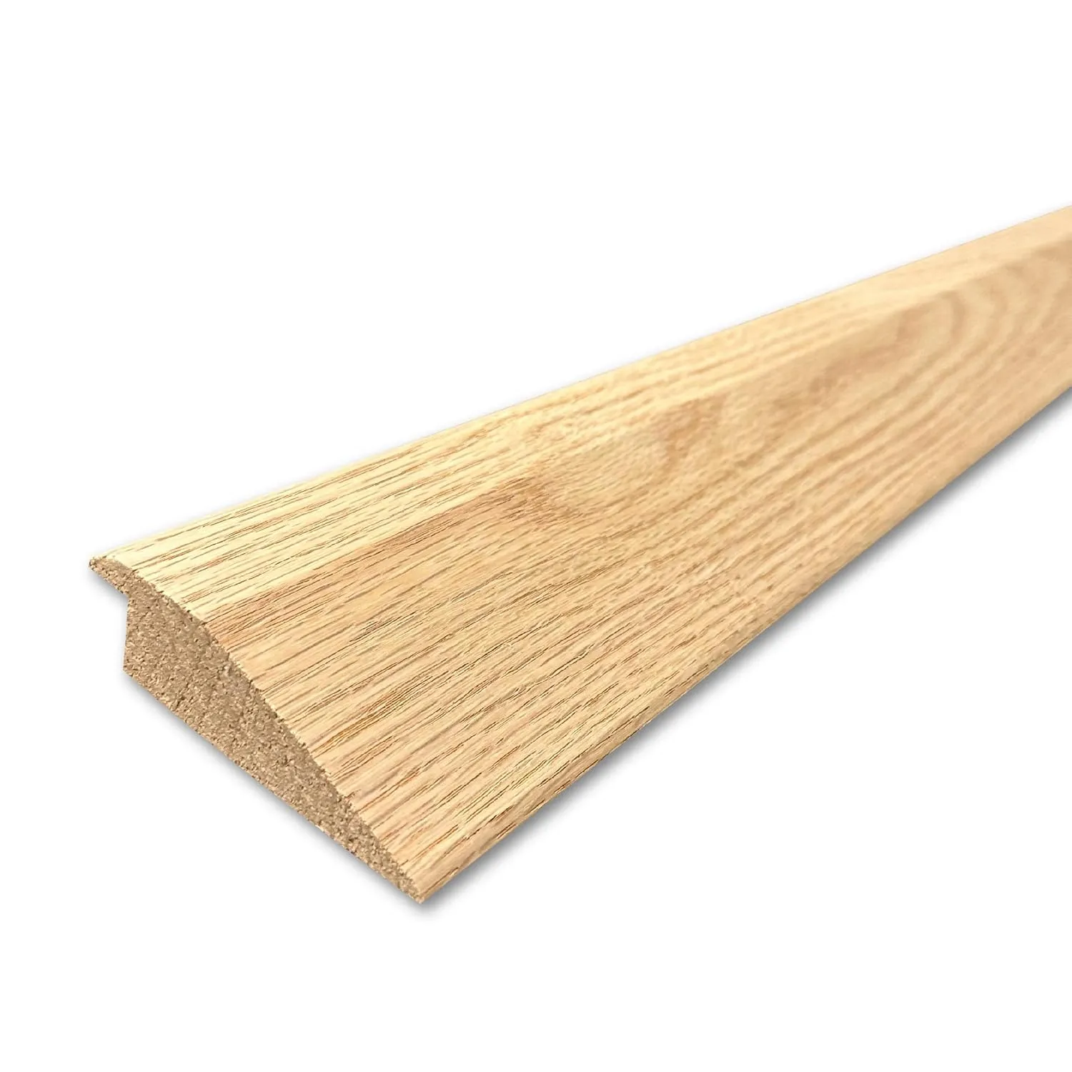Oak Overlap Transition Strip for 1/2inches Material 2 1/2inches Wide (4 FT)