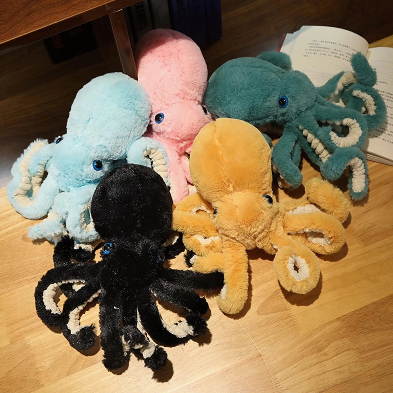 Octopus Stuffed Animals Octopus Plush Doll Toys Octopus Stuffed Toys Gift for Kids and Lovers for Birthday, Christmas, Valentine's Day(17.7-inch Pink)