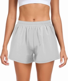 ODAWA Shell Pink Women's Hiking Shorts, Women's Quick-Dry Running Shorts Small