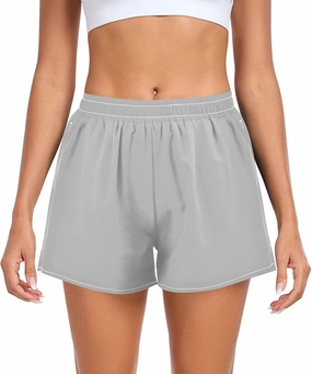 ODAWA Shell Pink Women's Hiking Shorts, Women's Quick-Dry Running Shorts Small