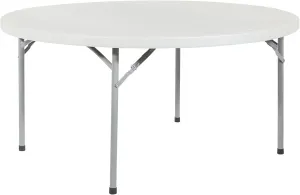 Office Star Resin Folding Table for Banquets, Picnics, and Parties, 60 Inch, Round