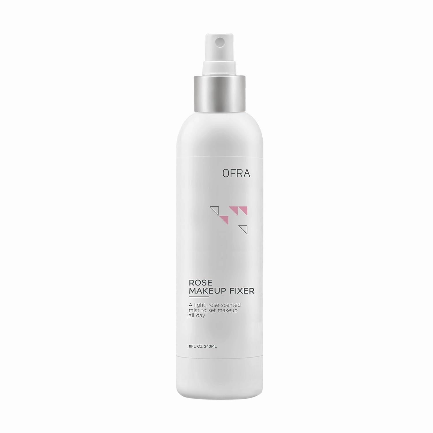 OFRA Rose Makeup Fixer - Natural Finish Setting Spray - Long-Lasting Makeup Finishing Spray for Face - Rose-Scented Mist - 8oz/240ml
