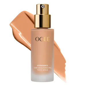 Ogee Complexion Perfecting Liquid Foundation - Lightweight Tinted Moisturizer For Face (Gingko 5.00N - Medium Tan, Neutral Undertones) - with Vitamin C & Jojoba Oil - Certified Organic & Made in USA