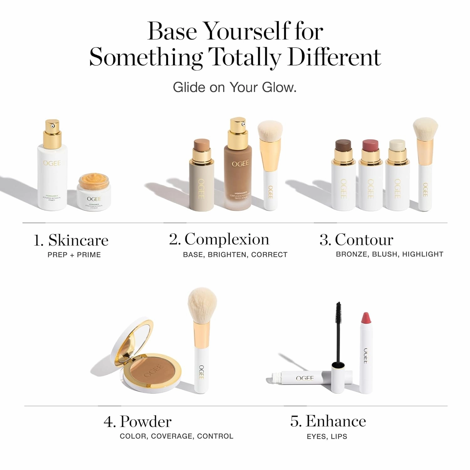 Ogee Complexion Perfecting Liquid Foundation - Lightweight Tinted Moisturizer For Face (Larch 2.25C - Light Medium, Beige Undertones) - with Vitamin C & Jojoba Oil - Certified Organic & Made in USA