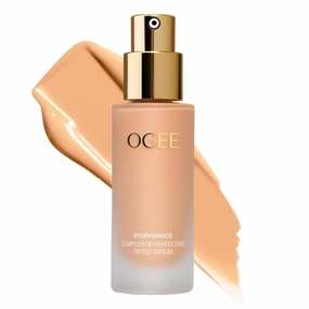 Ogee Complexion Perfecting Liquid Foundation - Lightweight Tinted Moisturizer For Face (Willow 3.00C - Medium Light, Peach-Beige Undertones) - with Vitamin C & Jojoba Oil - Certified Organic