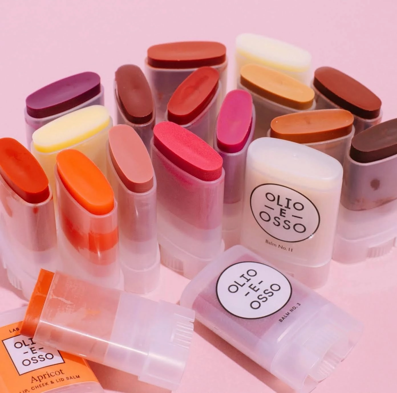 Olio E Osso - Natural Lip   Cheek Balm | Natural, Non-Toxic, Clean Beauty (LAB 1 Apricot, 0.35 oz | 10 g)