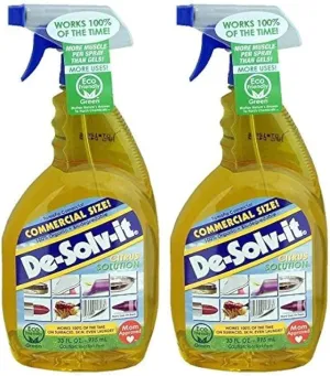 Orange-Sol De-Solv-It Citrus Solution - Odor & Stain Remover (2-Pack, 33 Fluid Ounces Each Bottle)