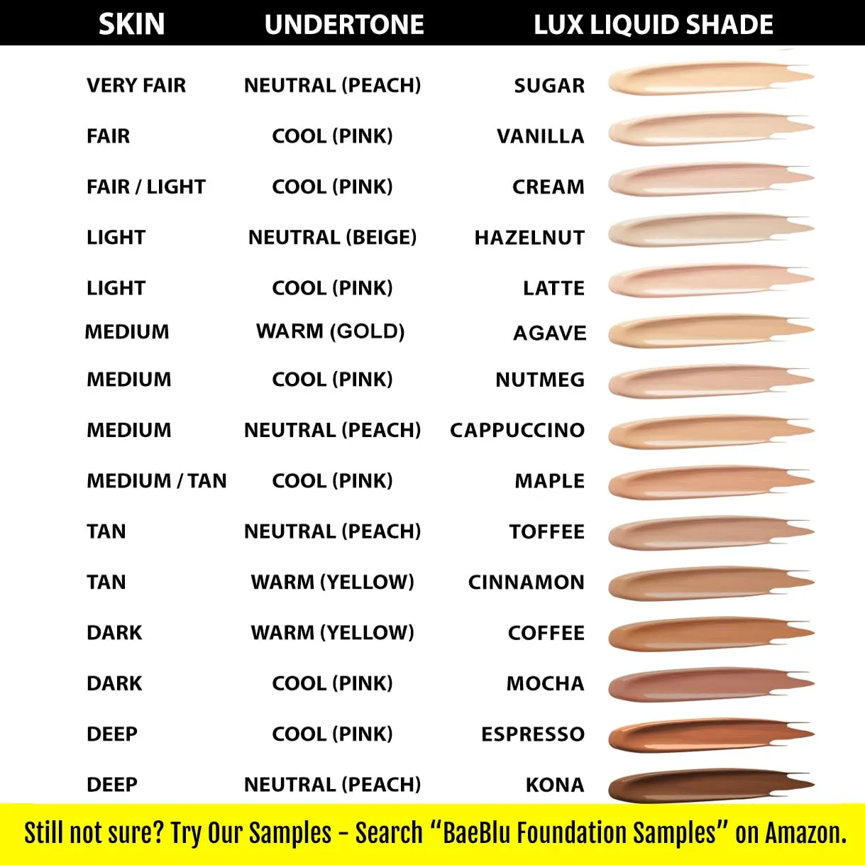 Organic Aloe-Based LUX Liquid Foundation, Natural Vegan Gluten-Free Made in USA, Cappuccino