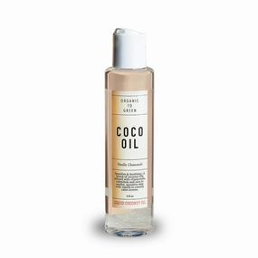 Organic To Green VANILLA CHAMOMILE COCO OIL & ALOE VERA – Face & Body Serum Oil & Skincare Moisturizer for Children, Babies, & Stretch Marks with Vitamin E, Calendula – Clean Beauty, Vegan, 5 oz