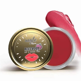 Organics Beetroot Lip & Cheek Tint All-Natural Lip Balm (Real Beetroot & Tomato Extracts, 15 Gm)