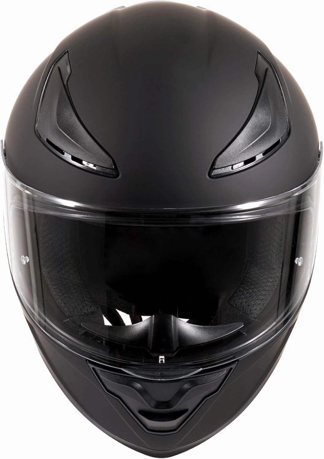 OTS Dual Clear & Tinted Visor Full Face DOT Motorcycle Helmet - Lightweight Airflow ABS Shell, Quick-Release Buckle, Washable Liner for Men Women(Matte Black, Medium)