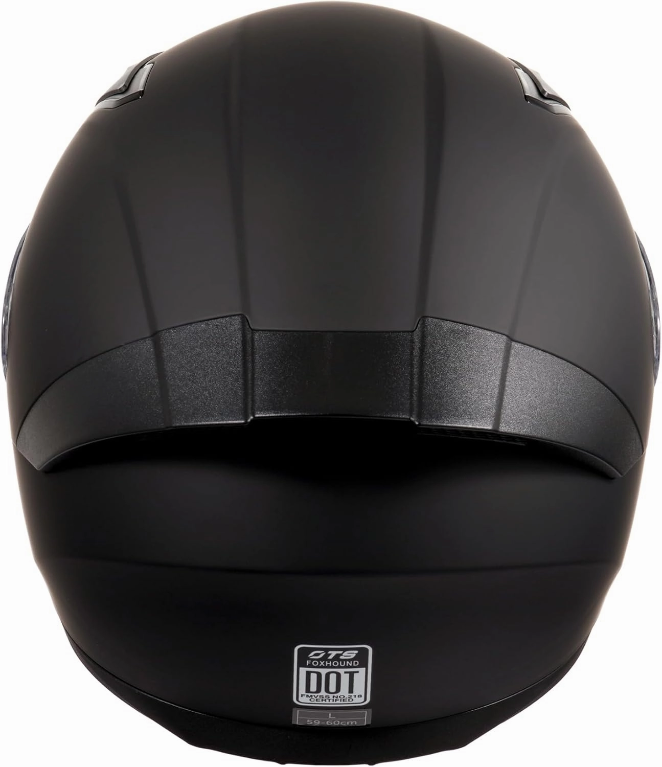 OTS Dual Clear & Tinted Visor Full Face DOT Motorcycle Helmet - Lightweight Airflow ABS Shell, Quick-Release Buckle, Washable Liner for Men Women(Matte Black, Medium)