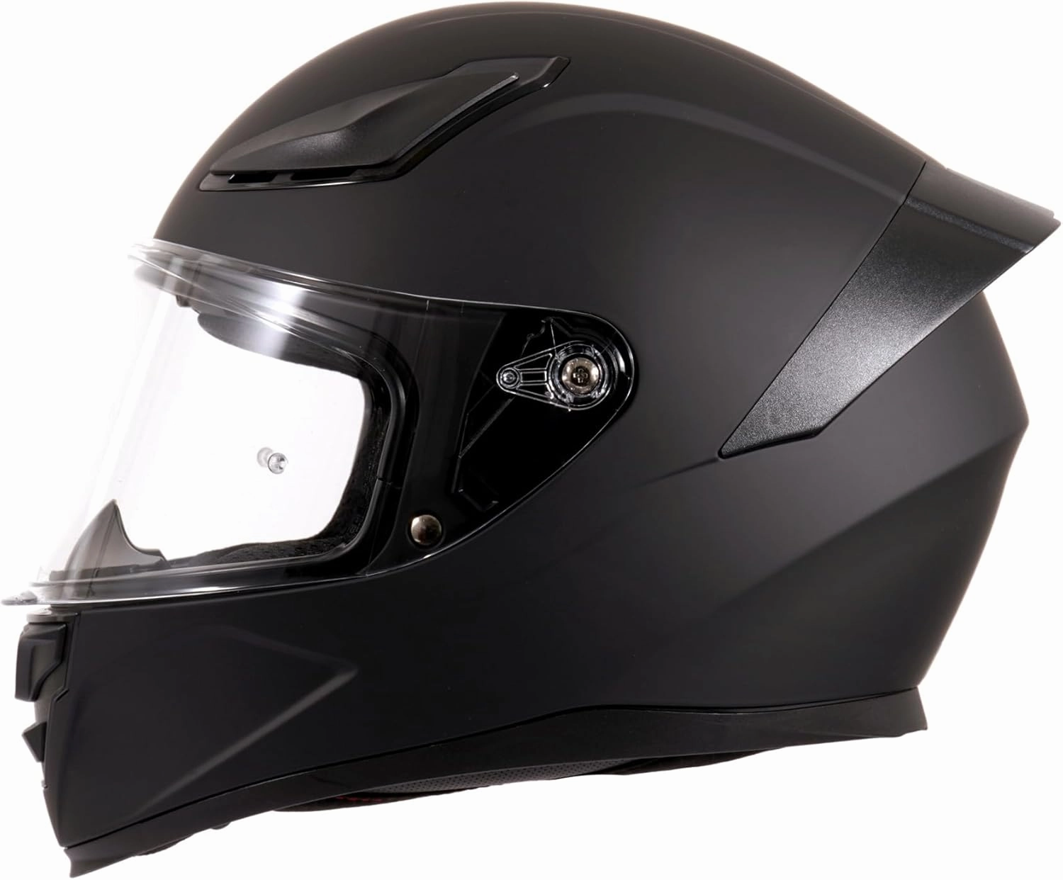 OTS Dual Clear & Tinted Visor Full Face DOT Motorcycle Helmet - Lightweight Airflow ABS Shell, Quick-Release Buckle, Washable Liner for Men Women(Matte Black, Medium)