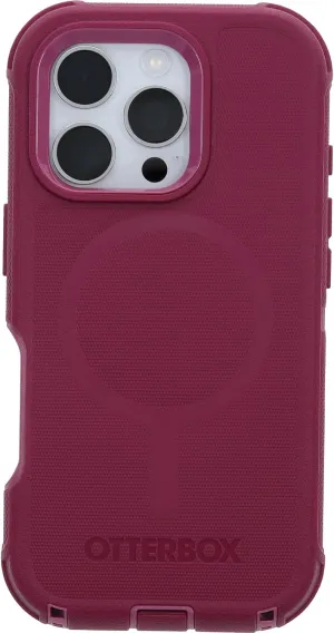 OtterBox iPhone 16 Pro Defender Series Case - Foxberry Pink
