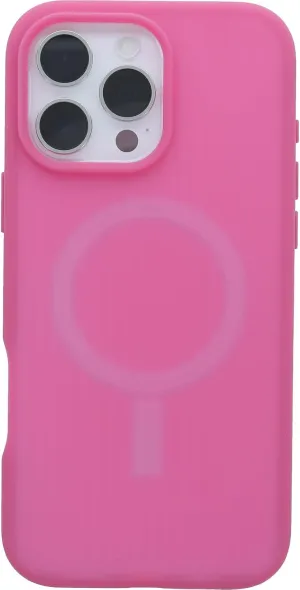 OtterBox iPhone 16 Pro Max Symmetry Series Soft Touch for MagSafe - Foxberry Pink