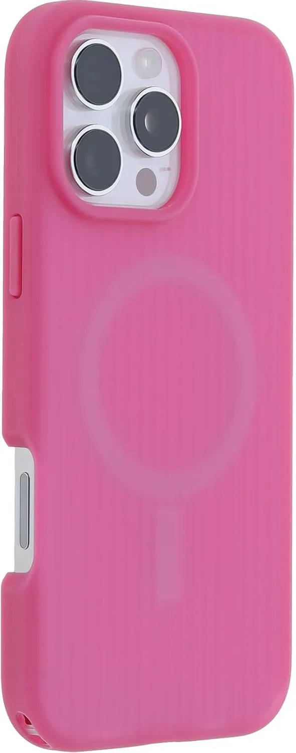 OtterBox iPhone 16 Pro Max Symmetry Series Soft Touch for MagSafe - Foxberry Pink