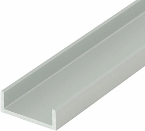 Outwater Alu2161-S Satin Aluminum 3/4 Inch Aluminum U Channel C Channel 72 Inch Lengths (Pack of 18 Pieces, 108 feet Total)