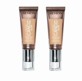 Pack of 2 Revlon Photoready Candid Glow Moisture Glow Anti-Pollution Foundation, Natural Beige 240