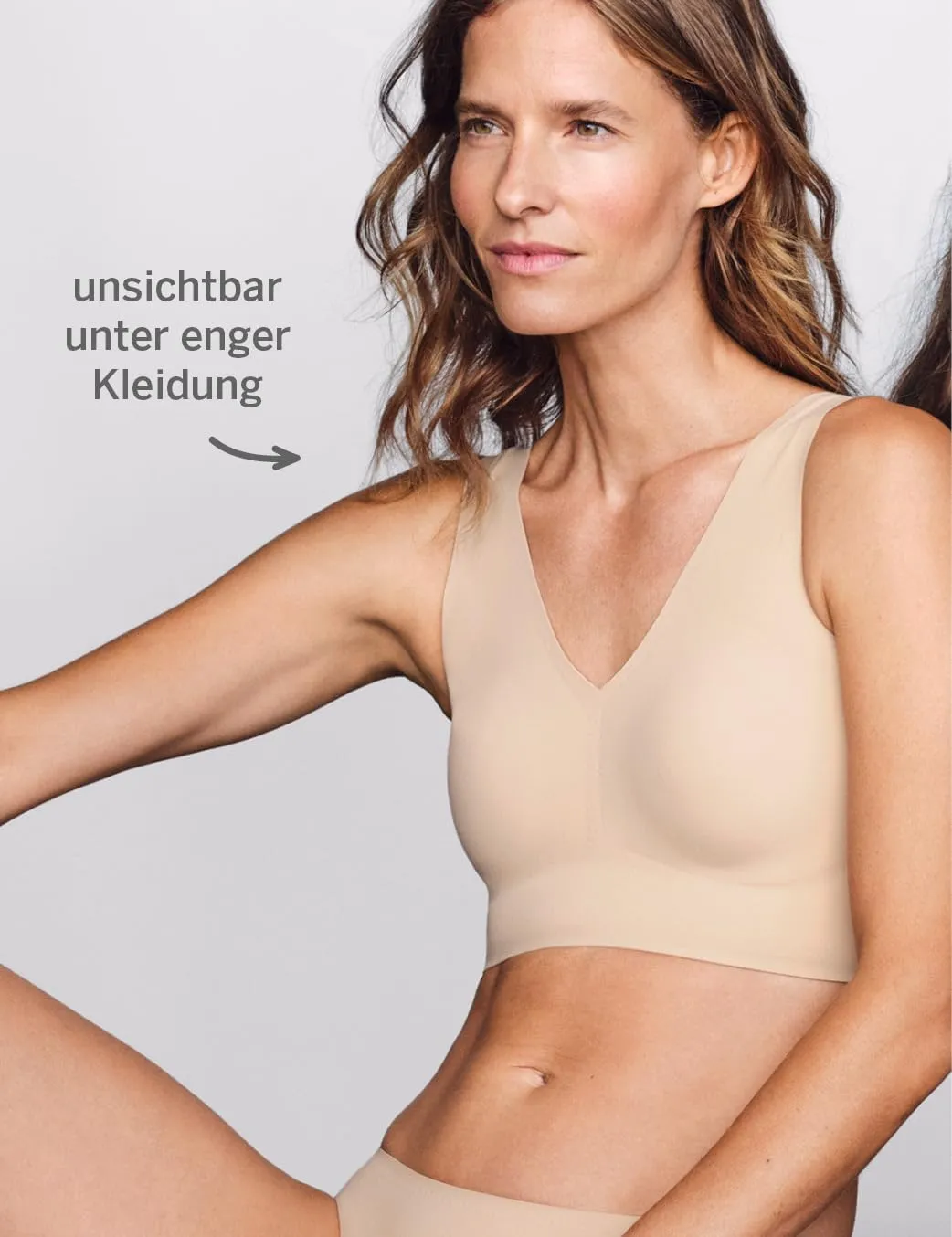 Padded Wirefree Bra – Invisible Soft T-Shirt Women's