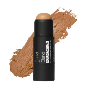 Palladio BUILD   BLEND Foundation Stick, Contour Stick for Face, Professional Makeup for Perfect Look, 0.25 Ounce (Amber Glow)