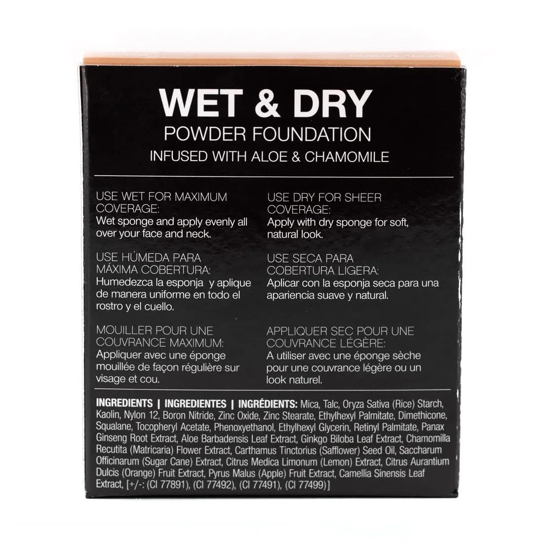 Palladio Dual Wet and Dry Foundation with sponge and Mirror, Squalane Infused, Apply Wet for Maximum Coverage or Dry for Light Finishing and Touchup, Minimize Fine Lines, All day Wear, Neroli Bronze
