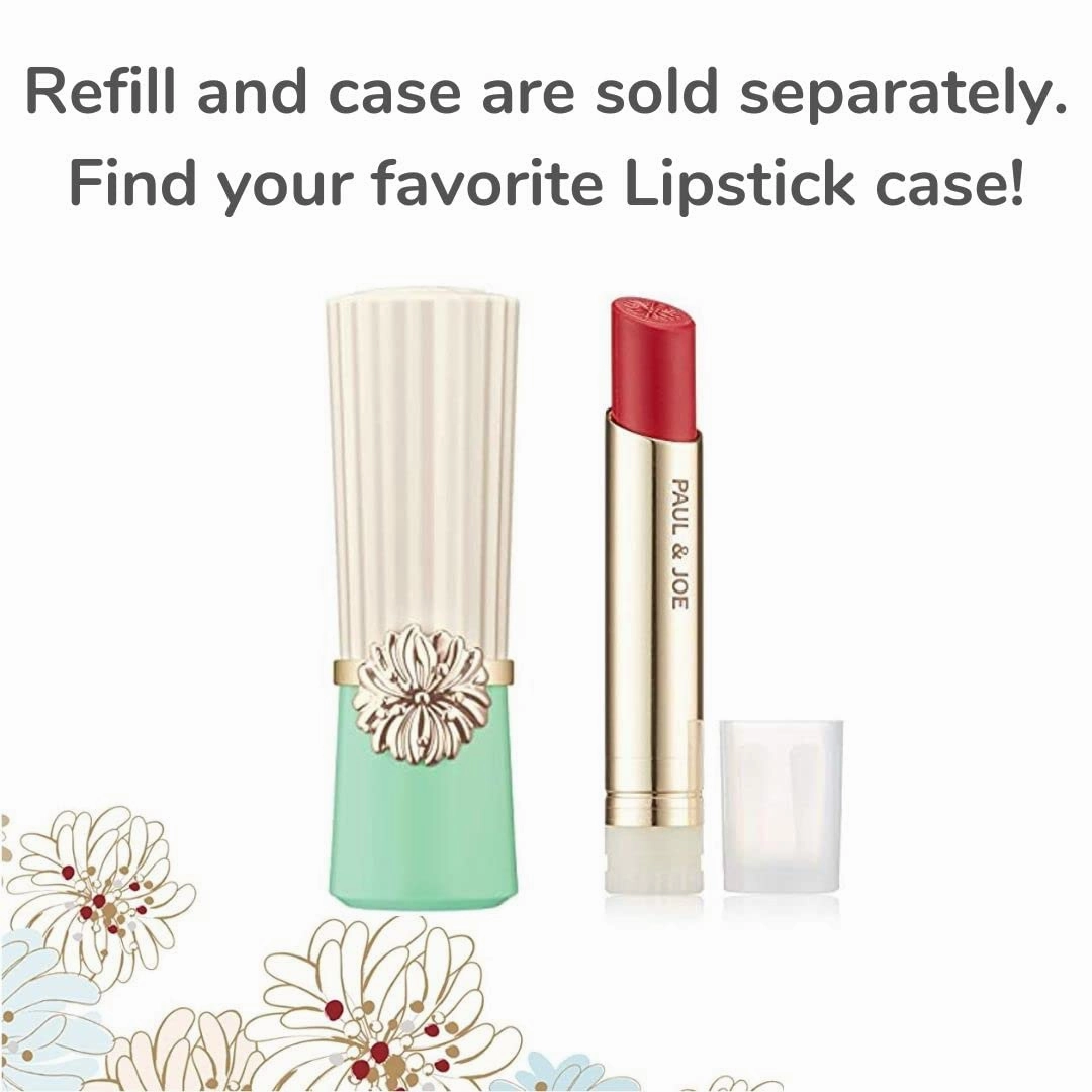 Paul & Joe Lipstick N Refill - Case Sold Separately - Full Coverage - Long-Lasting - Stays on Throughout the Day - Petale De Pavot - 0.12 oz.