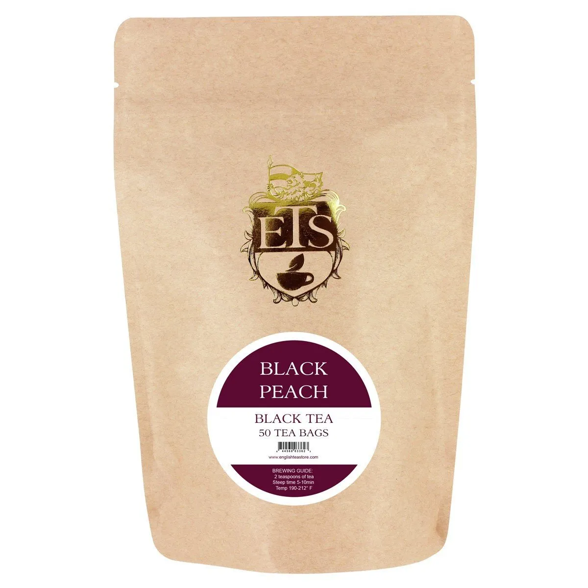 Peach Flavored Black Tea -50 Teabags