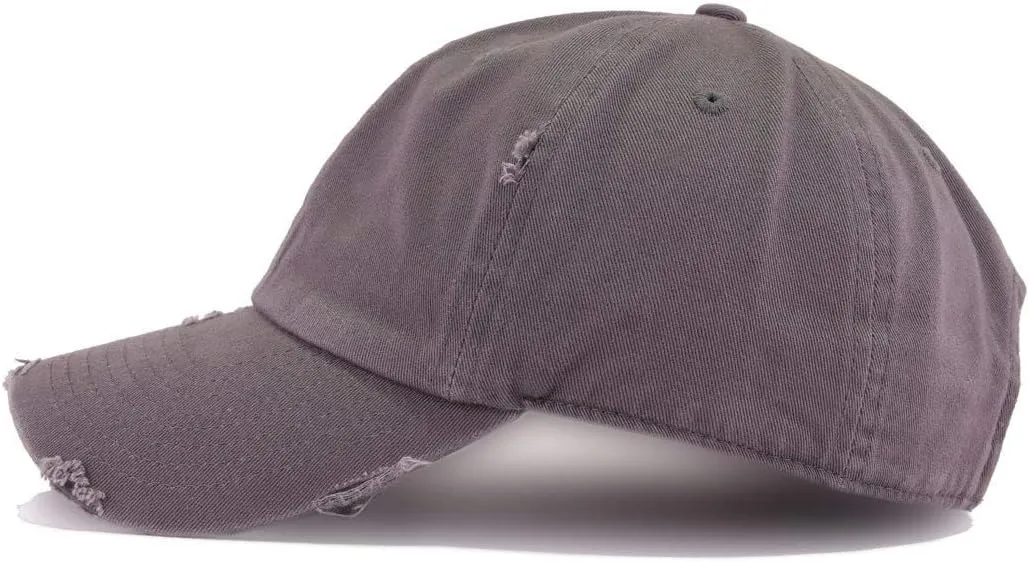 Peach Peachy Vintage Baseball Cap Embroidered Cotton Adjustable Distressed Dad Hat