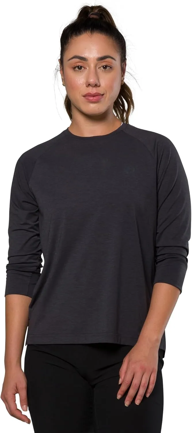 PEARL IZUMI Women's Canyon Merino 3/4 Sleeve Jersey, Moisture-Wicking Short Sleeve Bike Jersey, Standard Fit for Cycling,