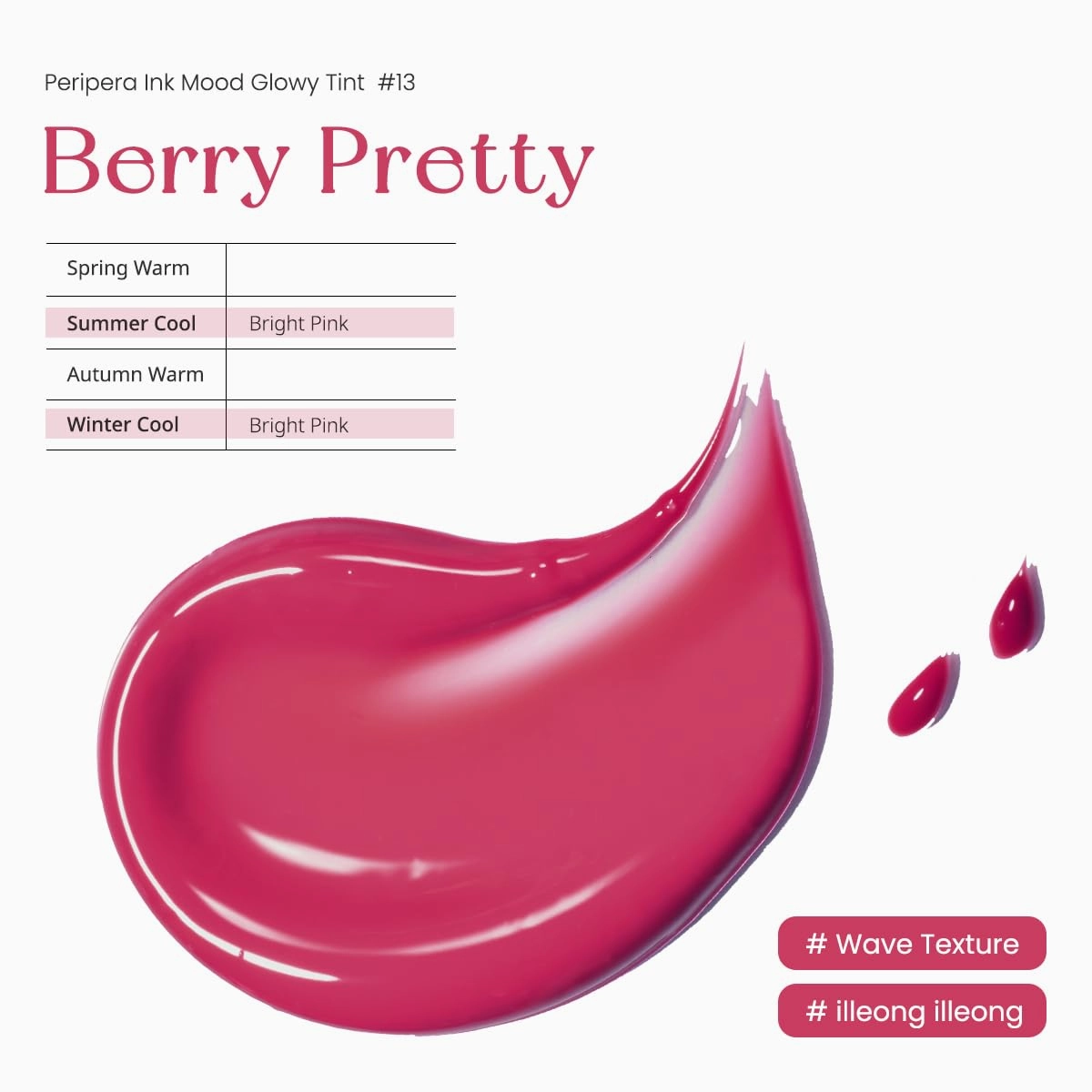 Peripera - Ink Mood Glowy Tint Peritage Collection