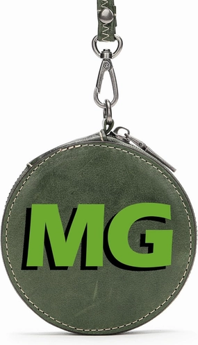 Personalized Coin Purse Pouch with Name, Custom Small Leather Change Purse for Coins Card Cash Zipper Mini Wallet for Women Men - Customized Gifts for Christmas Birthday Anniversary, Bridesmaid Gifts