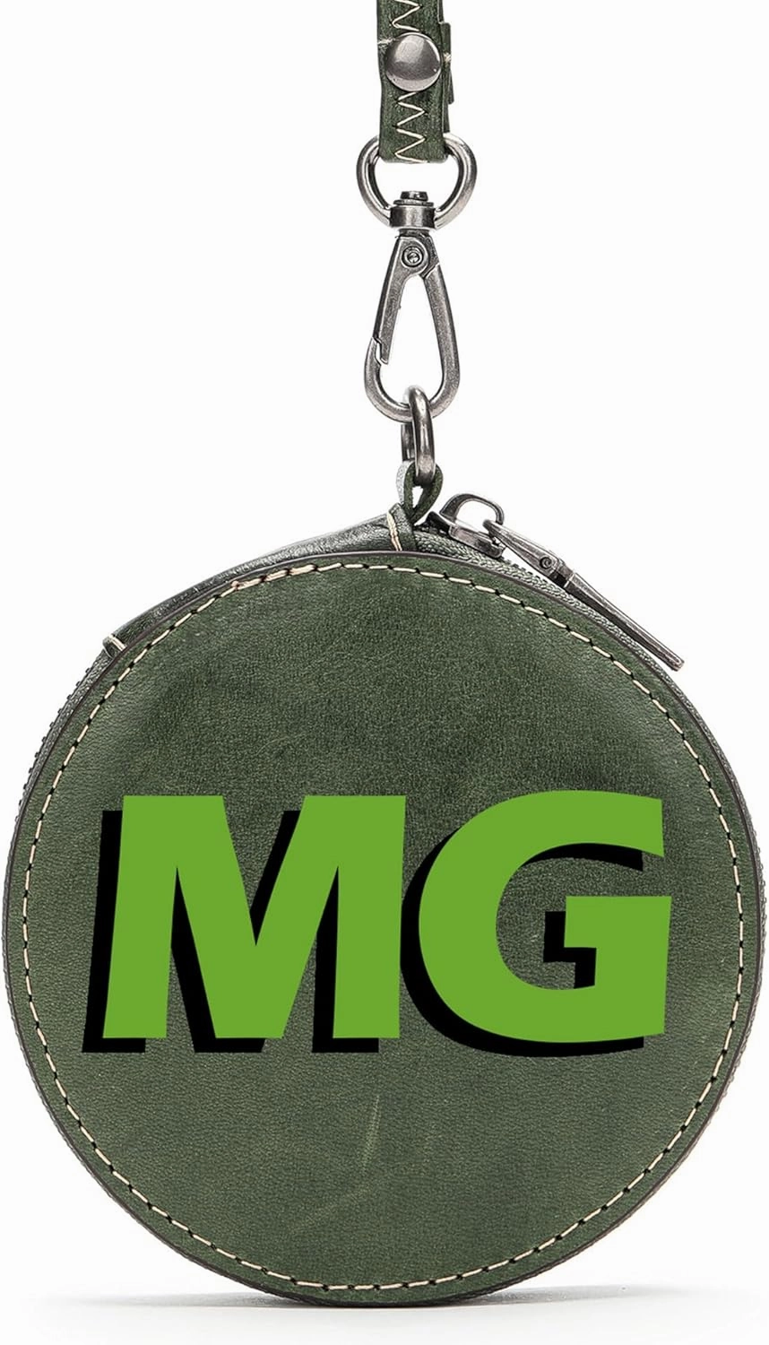 Personalized Coin Purse Pouch with Name, Custom Small Leather Change Purse for Coins Card Cash Zipper Mini Wallet for Women Men - Customized Gifts for Christmas Birthday Anniversary, Bridesmaid Gifts
