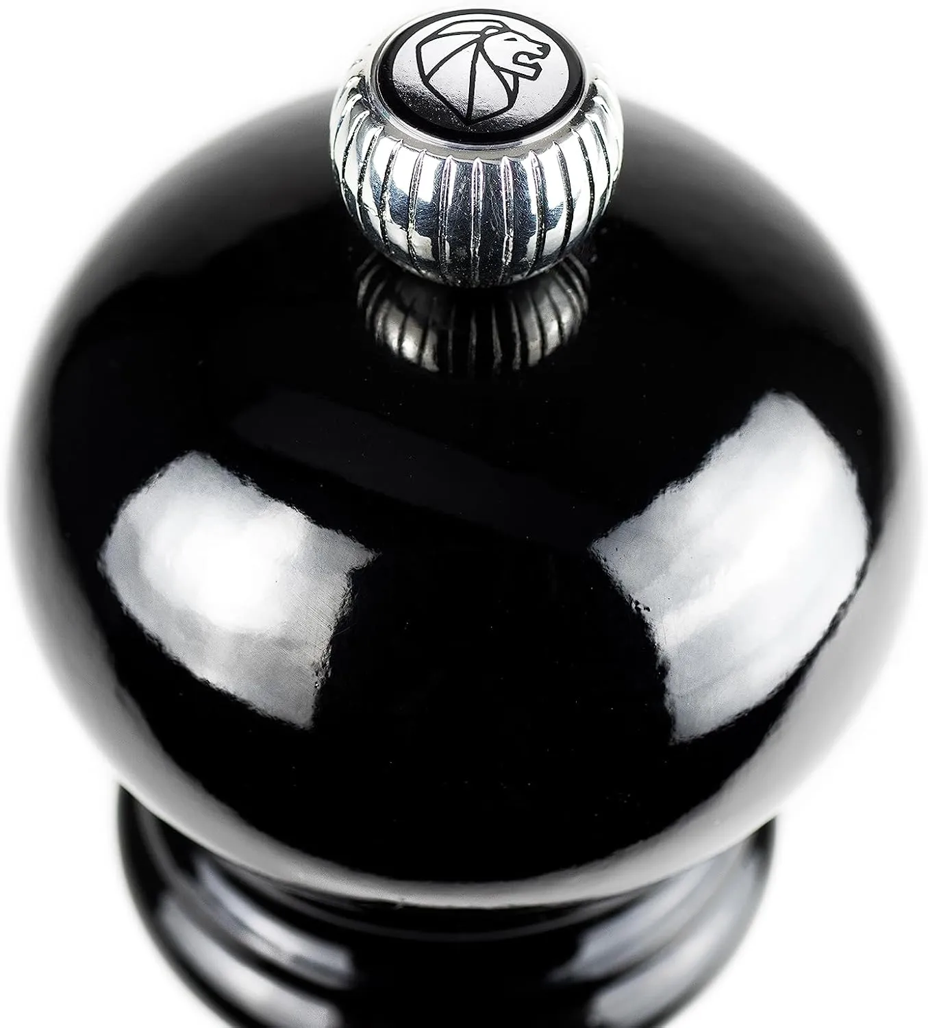 Peugeot - Paris u'Select Manual Pepper Mill - Adjustable Grinder - Beechwood, Gloss Black