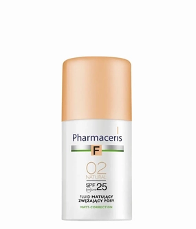 PHARMACERIS SPF25 MATTIFYING FOUNDATION NATURAL 02