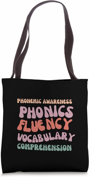 Phonemic Awareness Phonics Fluency Vocabulary Tote Bag