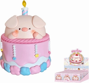Piko Pig Dessert Series Blind Box Toys for Girls Kawaii Figures Action Cute Model Birthday Gift Guess Blind Bag Random Collection Toys Collectible Desktop Ornaments（9 Pack）