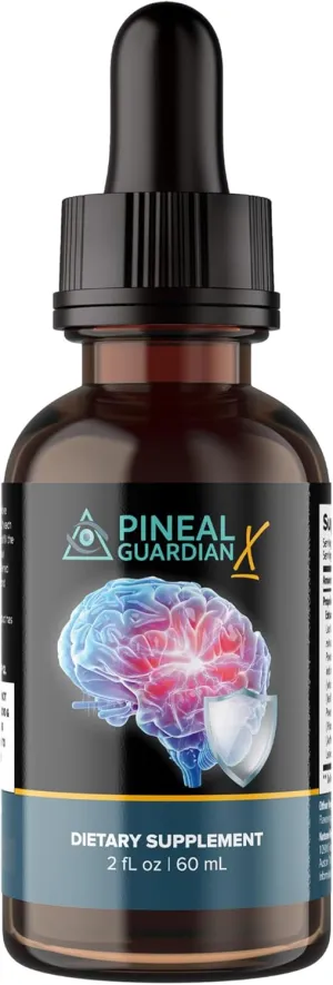 Pineal Guardian X - Rapid Pineal Gland Decalcification Drops for Cognitive Health Support - Brain Supplement to Keep Cognitive Function, Memory and Focus in Top Shape - 60ml