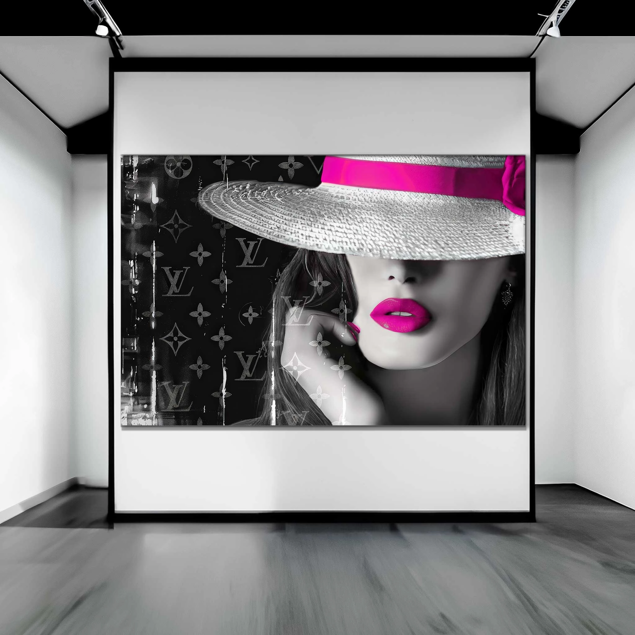 Pink Lipped Chic in Monogram