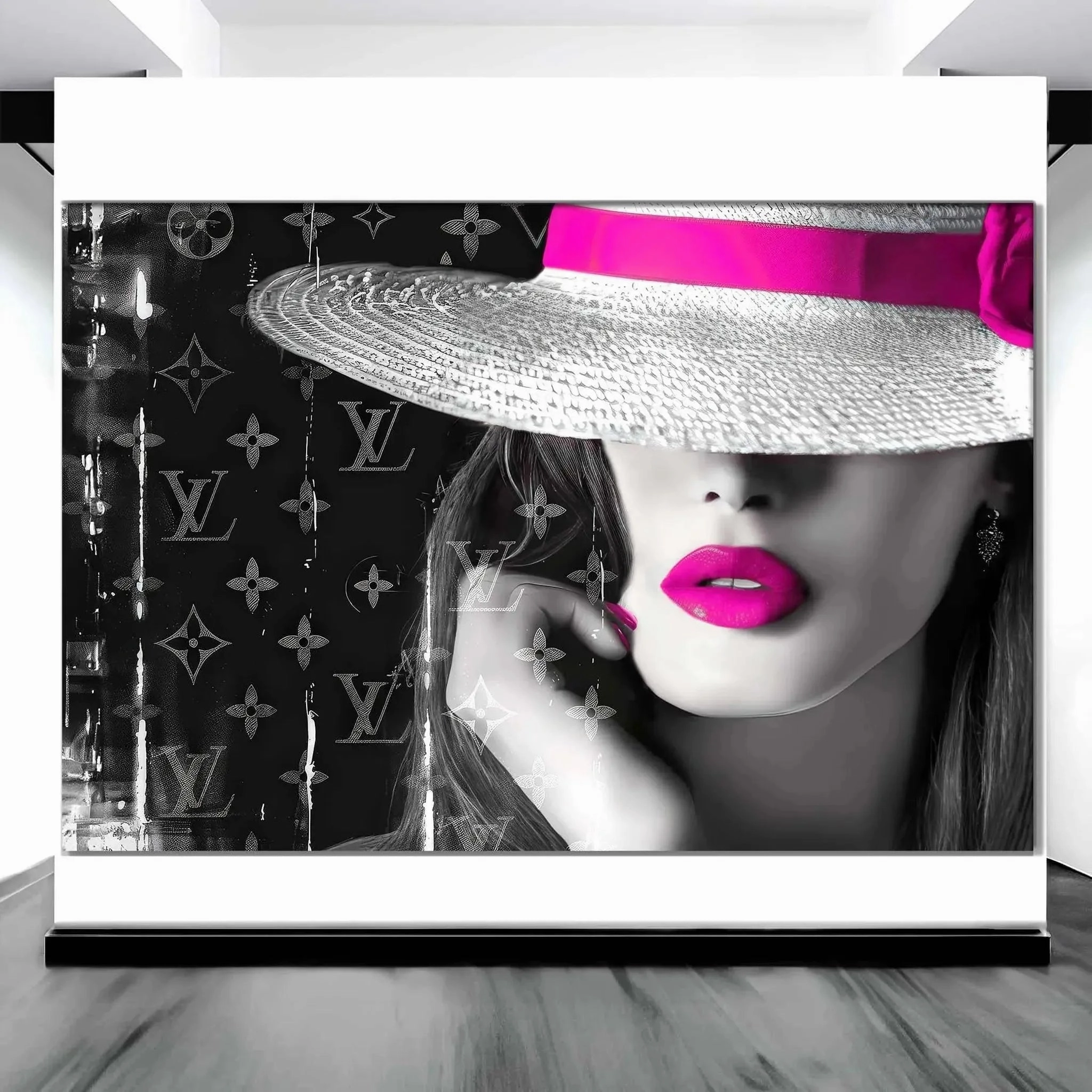 Pink Lipped Chic in Monogram