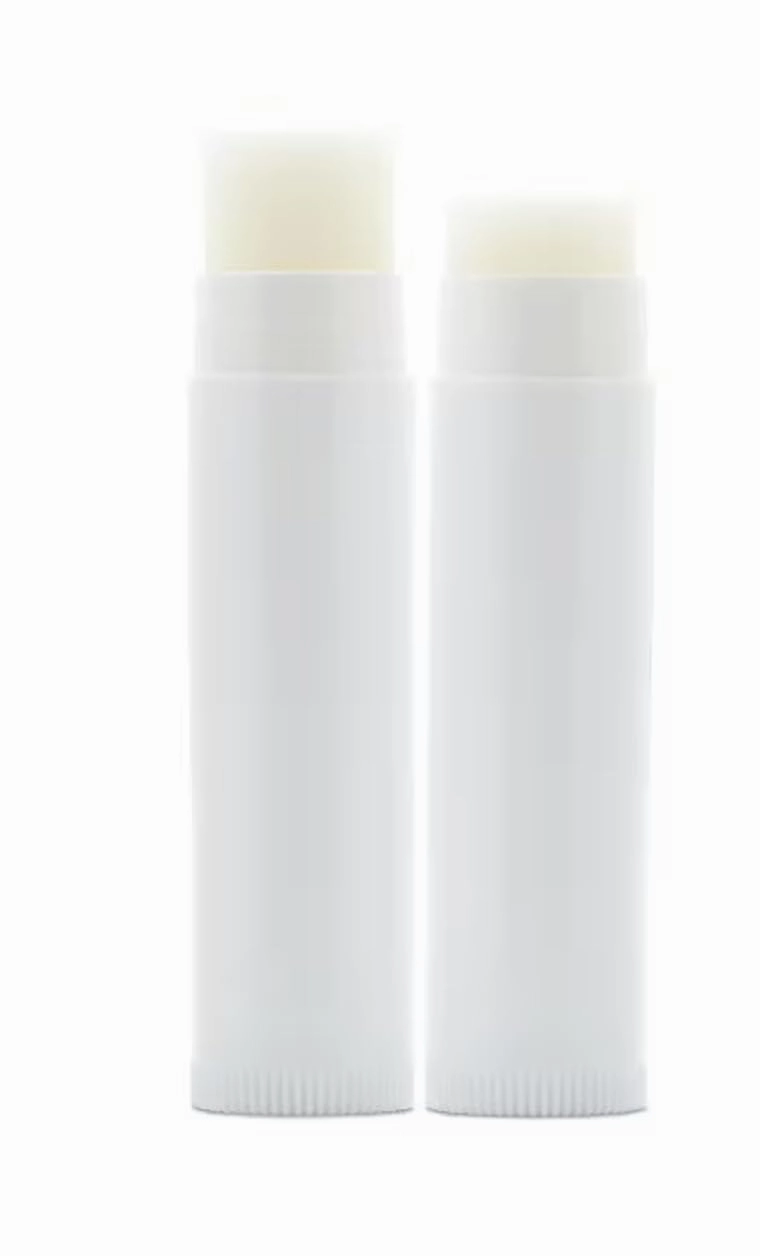 PKM - BERRY FLAVORED LIP BALM - Generic Bulk Lip Balm - No Label - White - Assorted Flavors Available - Private Label - Add you own Labels (50)