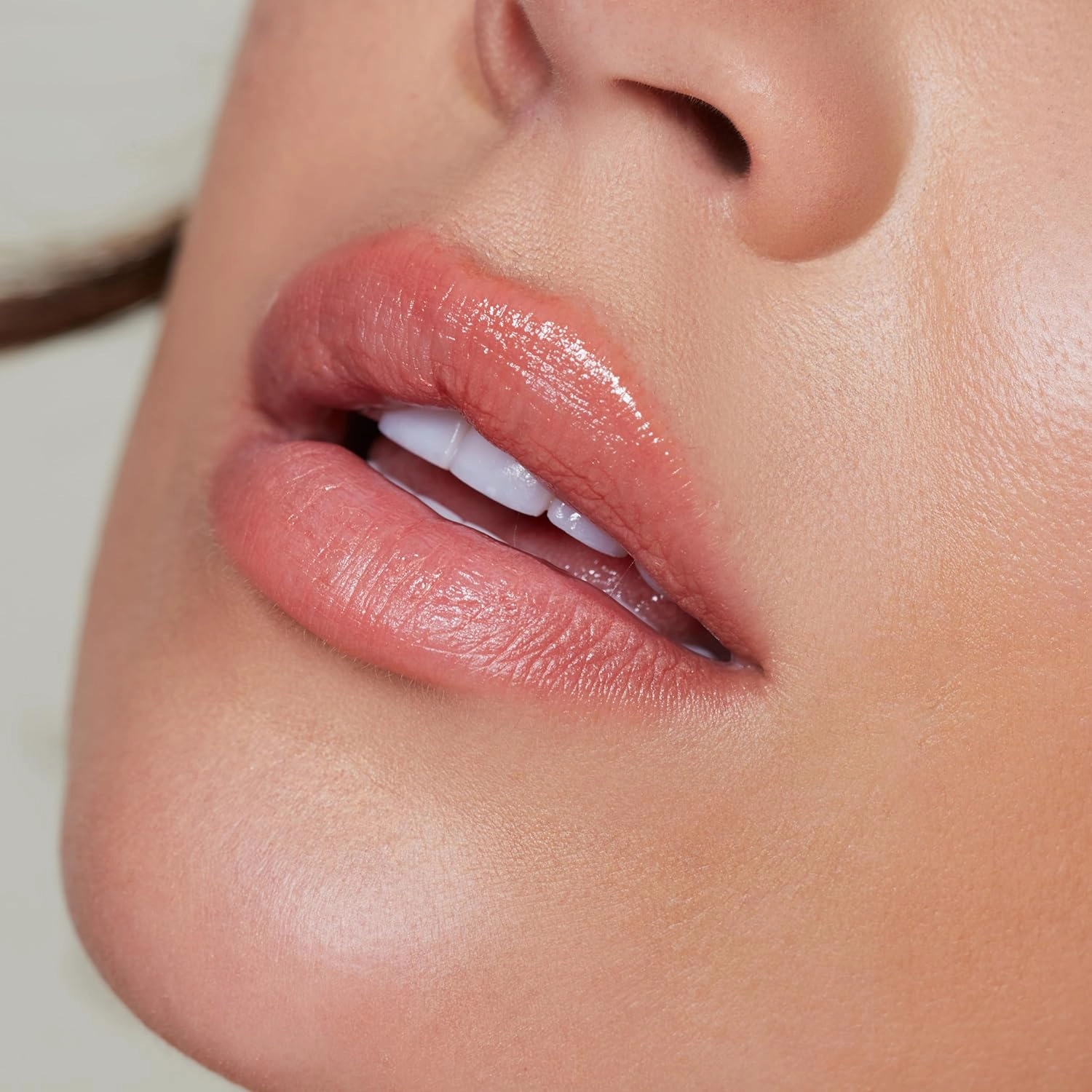 Plumping Tinted Lip Gloss, Cruelty Free, Vegan, Paraben Free - Made in Italy (HONEYDEW | Peachy Pink)